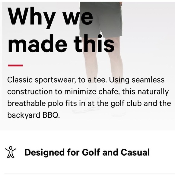 LULULEMON Metal Vent Tech Polo Burgundy Red Black Men Large Golf - Picture 3 of 11